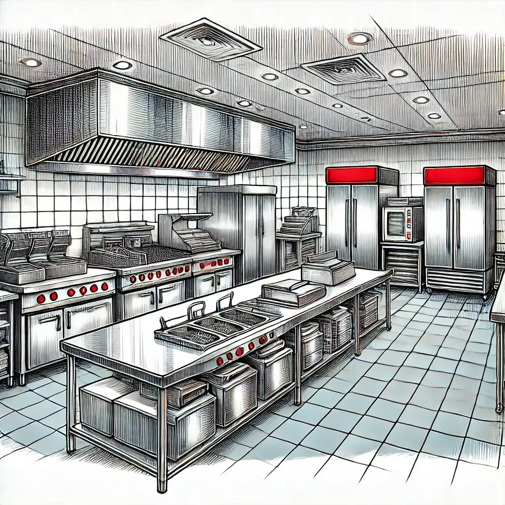 Shiknz Kitchen Illustration